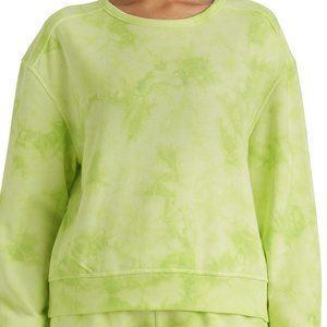 Member's Mark Women's French Terry Tie Dye Sweatshirt Green
